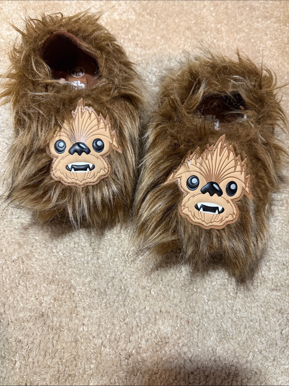 Star Wars Chewbacca Brown Furry Kids One-Piece Footies